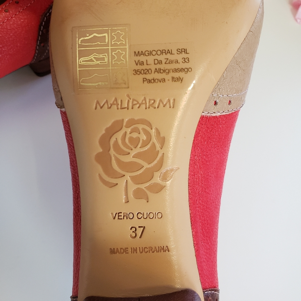 Vintage Maliparmi retro shoes sz37 - Picture 7 of 10